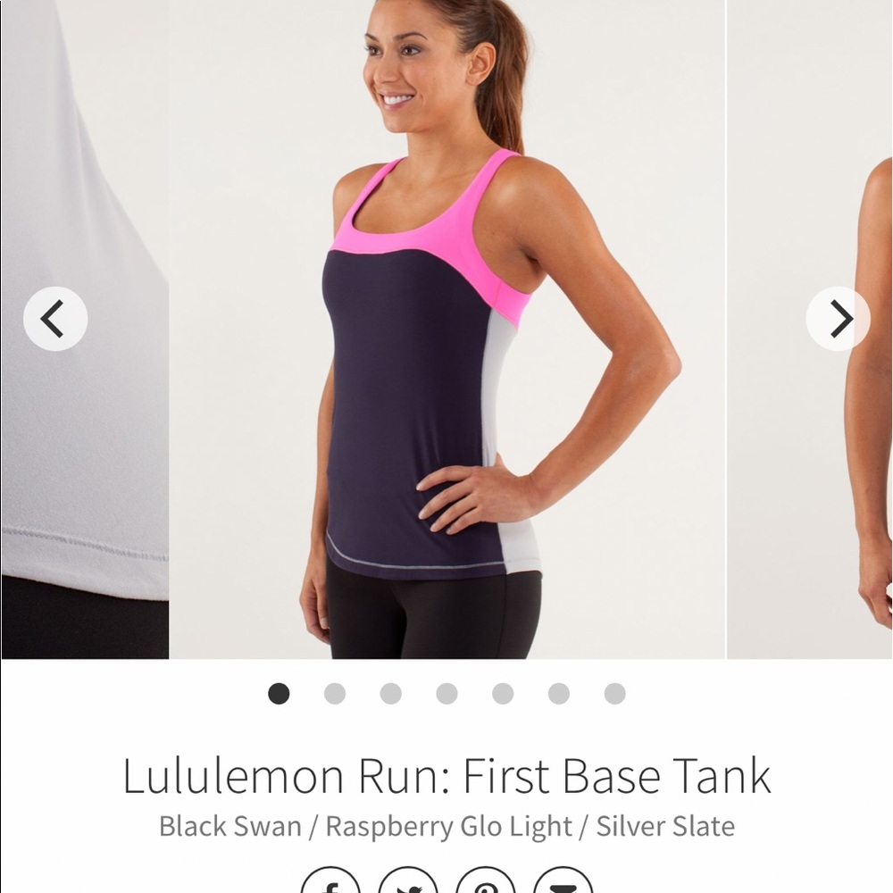 Lululemon “First Base” Tank Size 6 - image 4